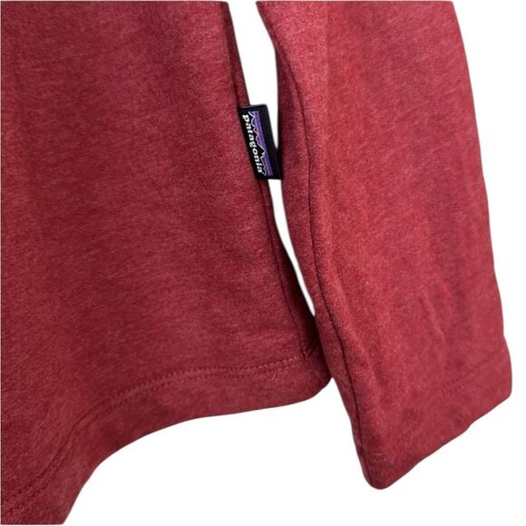Patagonia Men's Burgundy Crewneck Ling Sleeve Shirt, Size M - Picture 4 of 12